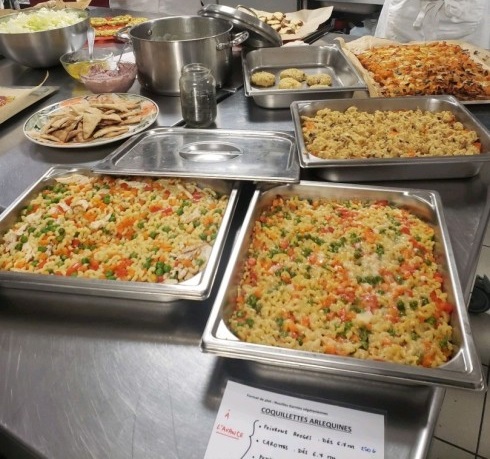 Photo d'un atelier pour les personnels de cantine Campus Fertile
